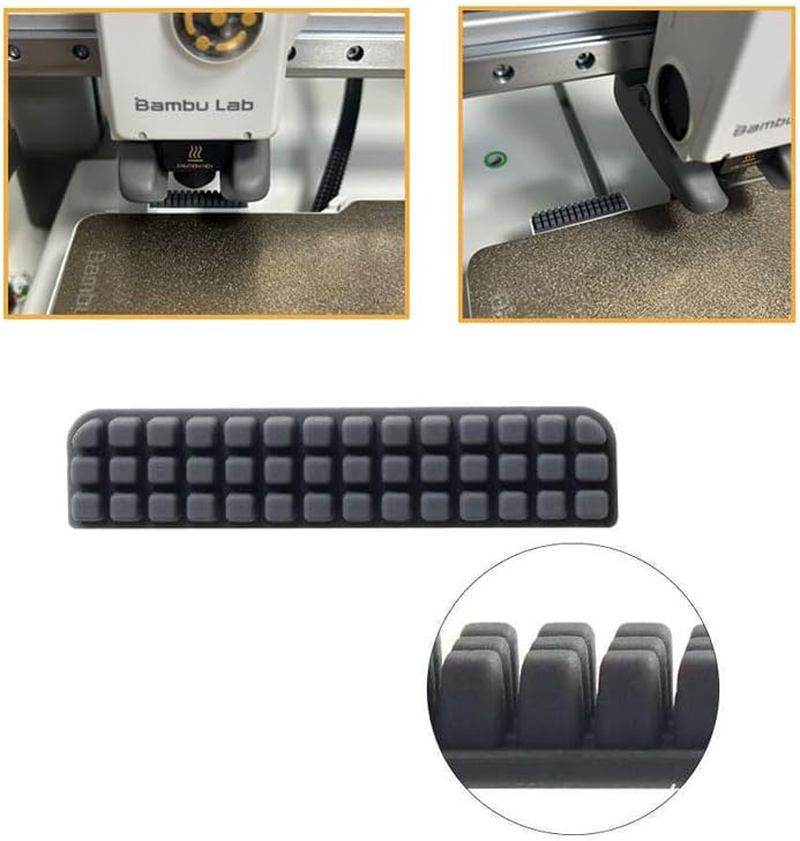 WADY 8 Pcs 3D Printer Silicone Nozzle Brush for Bambu Lab A1,Nozzle Wiper Cleaning Tool for 3D Printer Hotbed,Nozzle Silicone Brush Consumables Cleaning Tool for 3D Printer Hotbed of Printer Parts image number 5