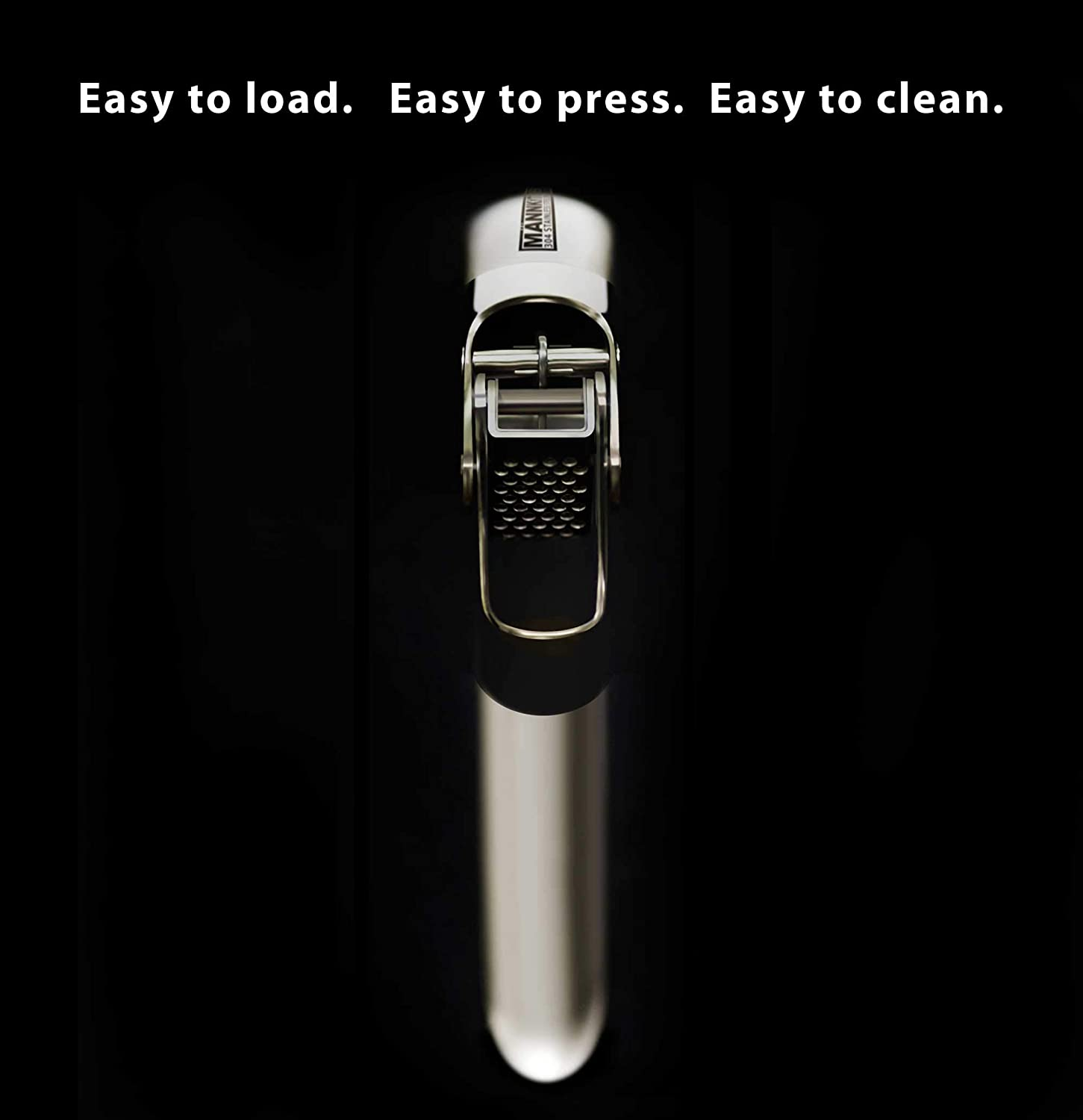 MANNKITCHEN Double Lever Assisted Garlic Press|Garlic Mincer&ndash; Built from Solid 304 Stainless Steel for Effortless Crushing and Durability image number 5