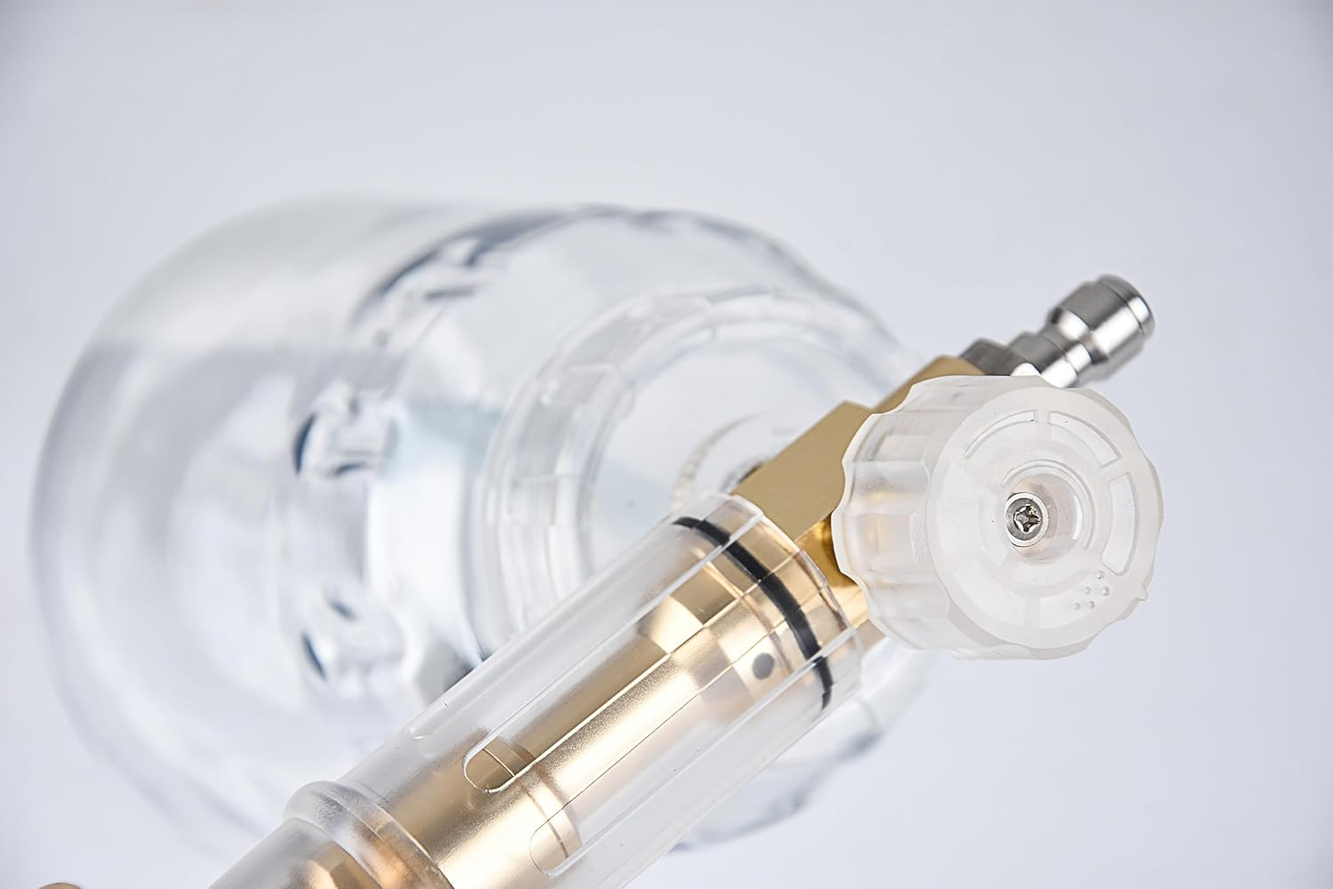 YUET Snow Foam Cannon Lance with 1/4&rdquo; Quick Connect, Adjustable Spray Nozzle Foam Blaster, 1L Bottle, Car Wash Foam Gun for Pressure Washer Application image number 6