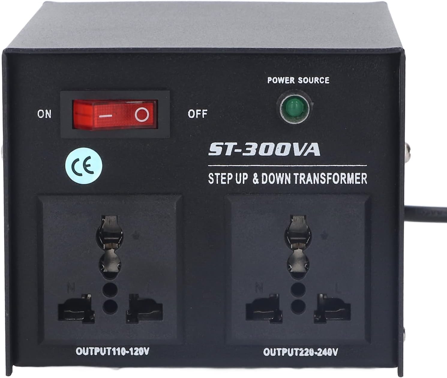 Step up down Transformer, 300W Adjustable Heavy Duty Voltage Converter 110V‑120V/220V‑240V, to Power Voltage Converter (AU Plug)