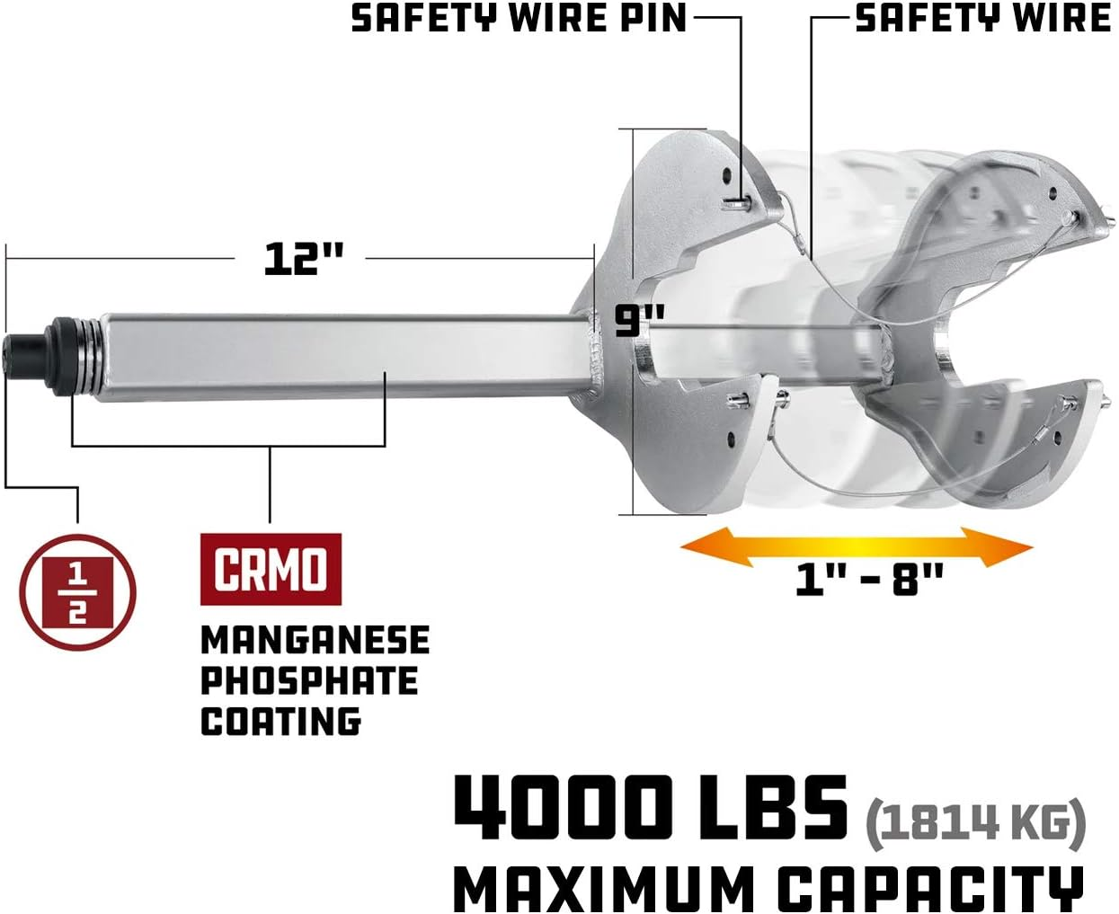 Powerbuilt 641429 Strut Tool/Strut Coil Compressor Kit