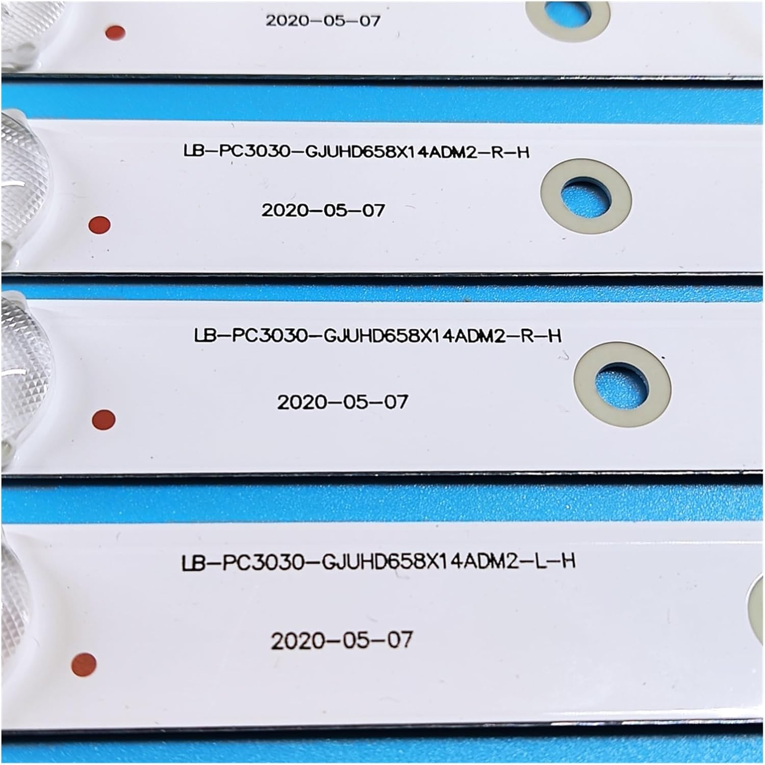 LED Strip for Phi-Lips 65'' TV 65PUF6652/T3 65PUF6656/T3 65PUF6061/T3 65PUT6121/12 65PUS6121/12 LD65P19U LB-PC3030-GJUHD658X14ADM image number 1