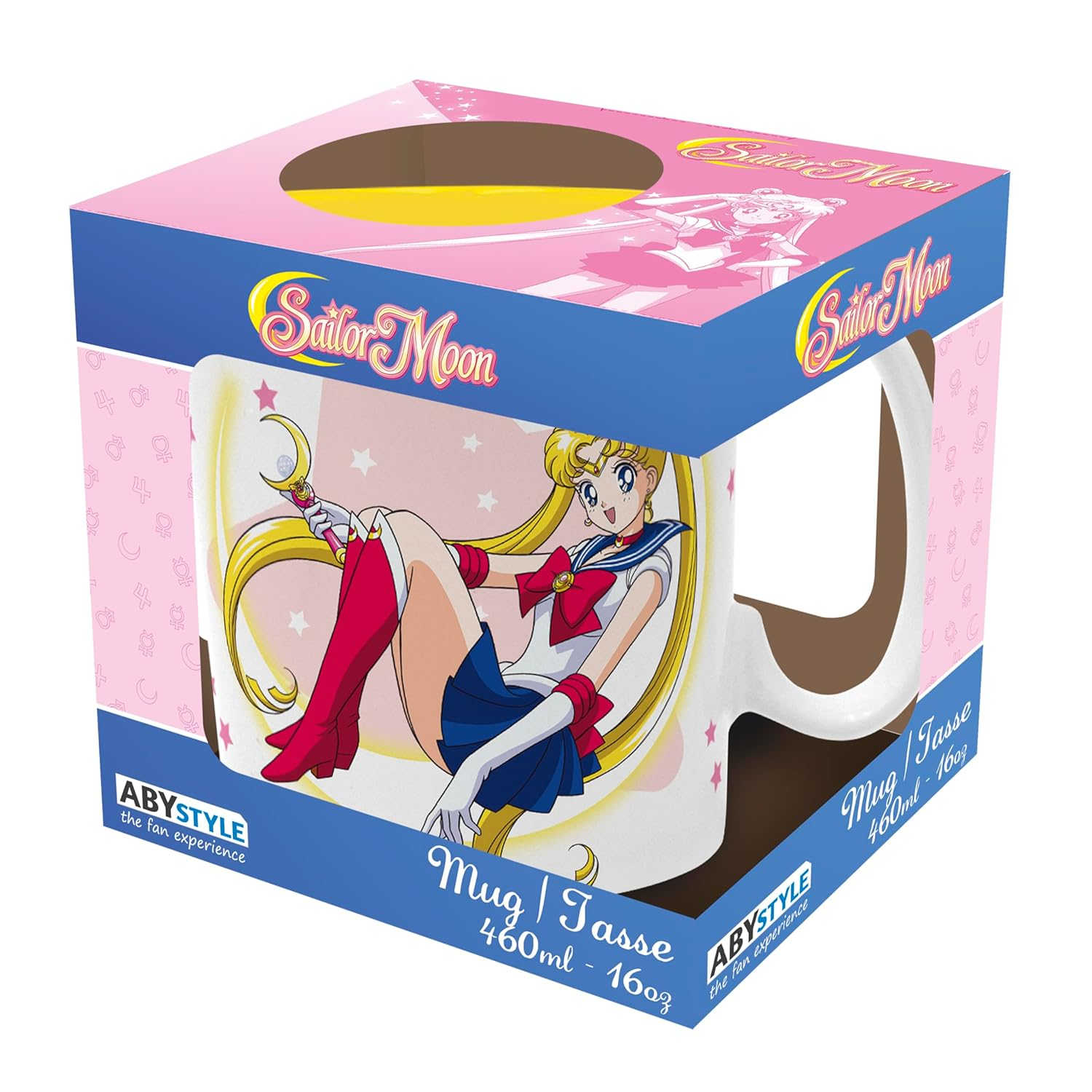 ABYSTYLE Sailor Moon Ceramic Novelty Coffee & Tea 460Ml / 16.2Oz Mug | Sailor Moon Mug | Coffee Mug | Sailor Moon Merchandise | Sailor Moon Gifts image number 1