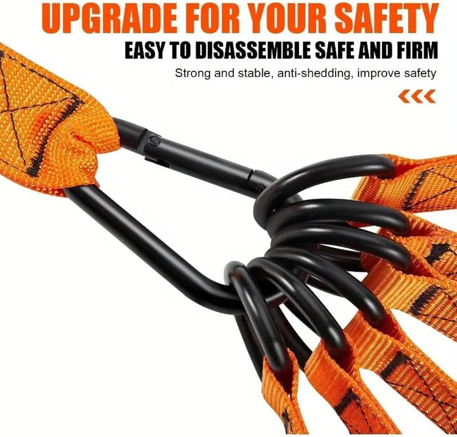 Resistance Bands Set, 300LBS Heavy Exercise Bands with Handles, Fitness Bands for Working Out, Workout Bands for Men, Weight Bands Set for Muscle Training, Strength, Slim, Yoga, Home Gym - Orange image number 3