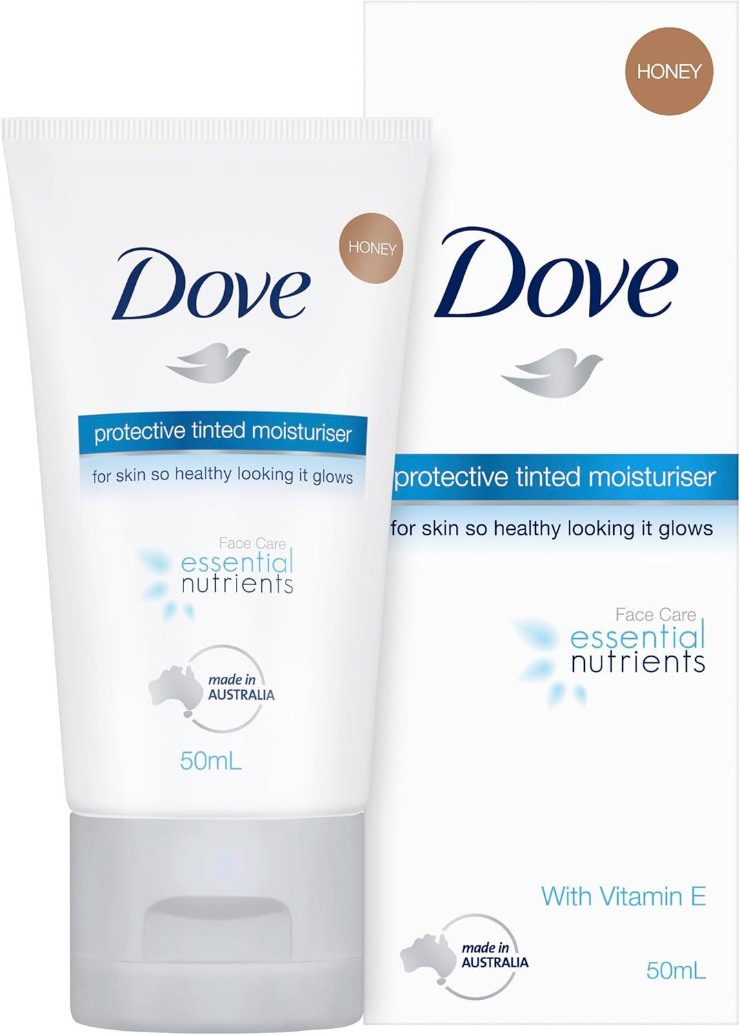 Dove Protective Tinted Moisturizer with Vitamin E and SPF15 Beige, 50Ml