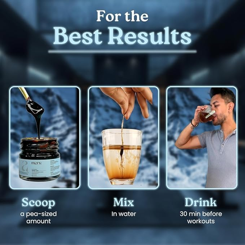 Mars by GHC Pure Himalyan Shilajit Resin (Pack of 2-40G) | High Fulvic Acid Content |Good Health Company image number 5