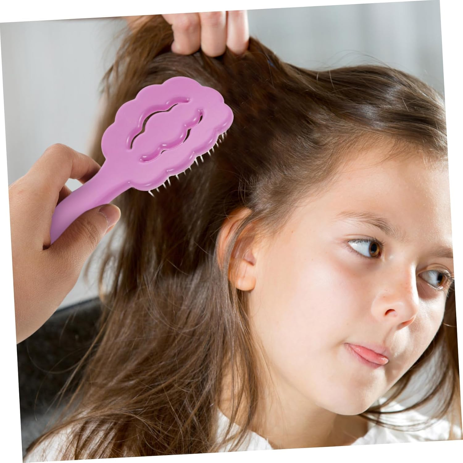 Beatifufu Massage Detangling Comb for Boy Girl Painless Hair Brush Cartoon Scalp Massager for Thick Curly Hair image number 5