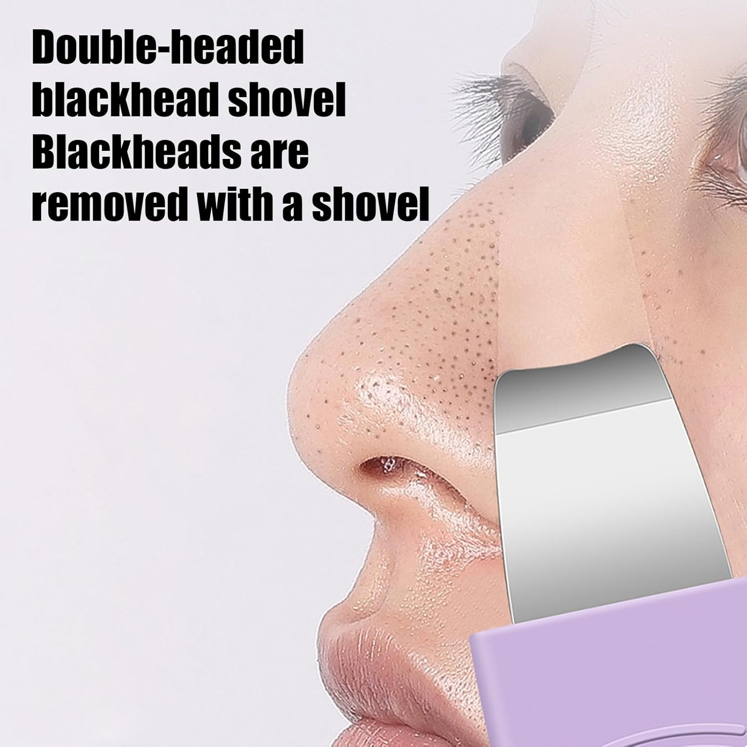 Face Scraper Tool,Pimple Scraper Tool | Facial Whitehead Remover Spatula for Chin Cheek in Morning Night Home Travel Spa Shower Women Men