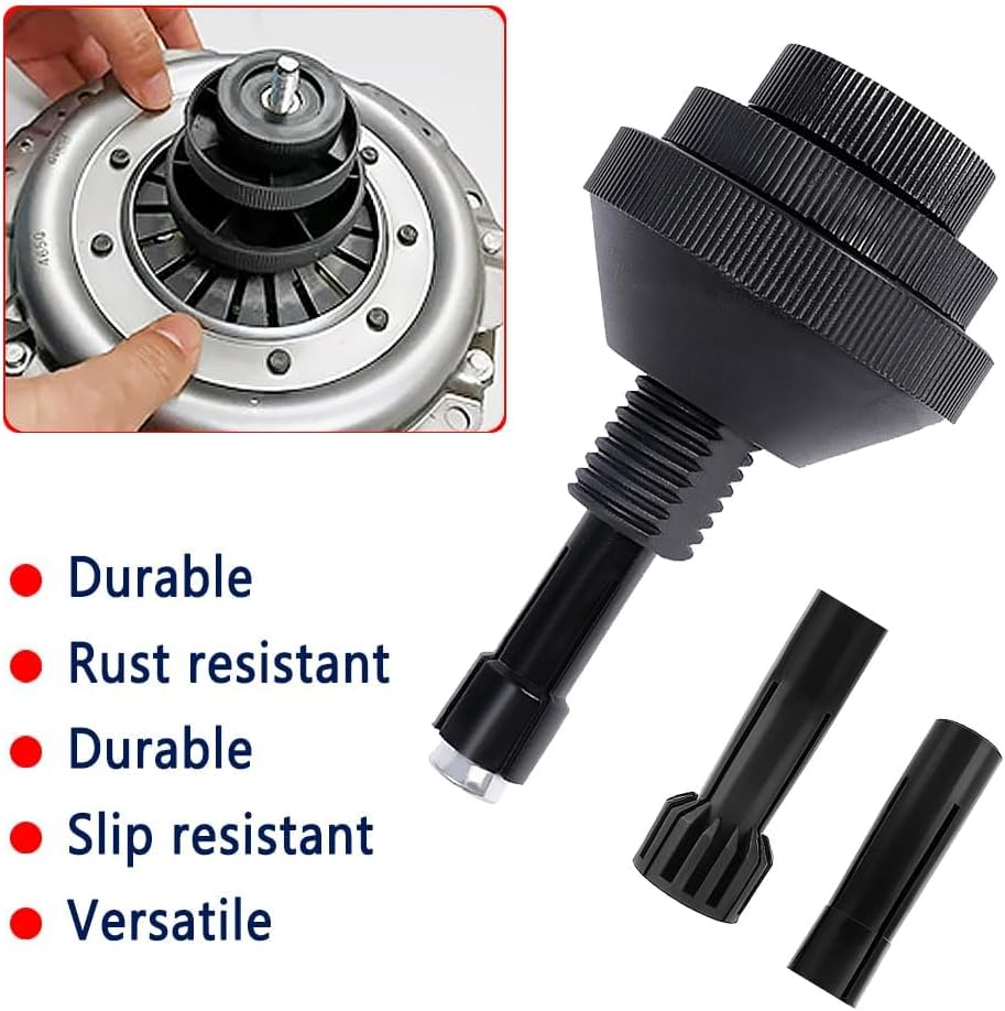Clutch Alignment Tool,Universal Car Alignment Tool Kit for Most Cars and Light Trucks Clutch,Car Accessories Single Disc Clutch Alignment Plates Tool with 2 Plastic Sleeve image number 2