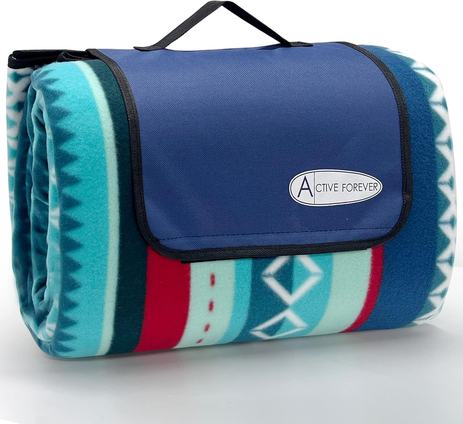 Picnic Blanket Portable, 300X200Cm Large Outdoor Rug with Waterproof Backing, Picnic Mat with Carrying Handle, Suitable for Camping, Travel, Park, Beach, Garden, Family Gathering image number 5