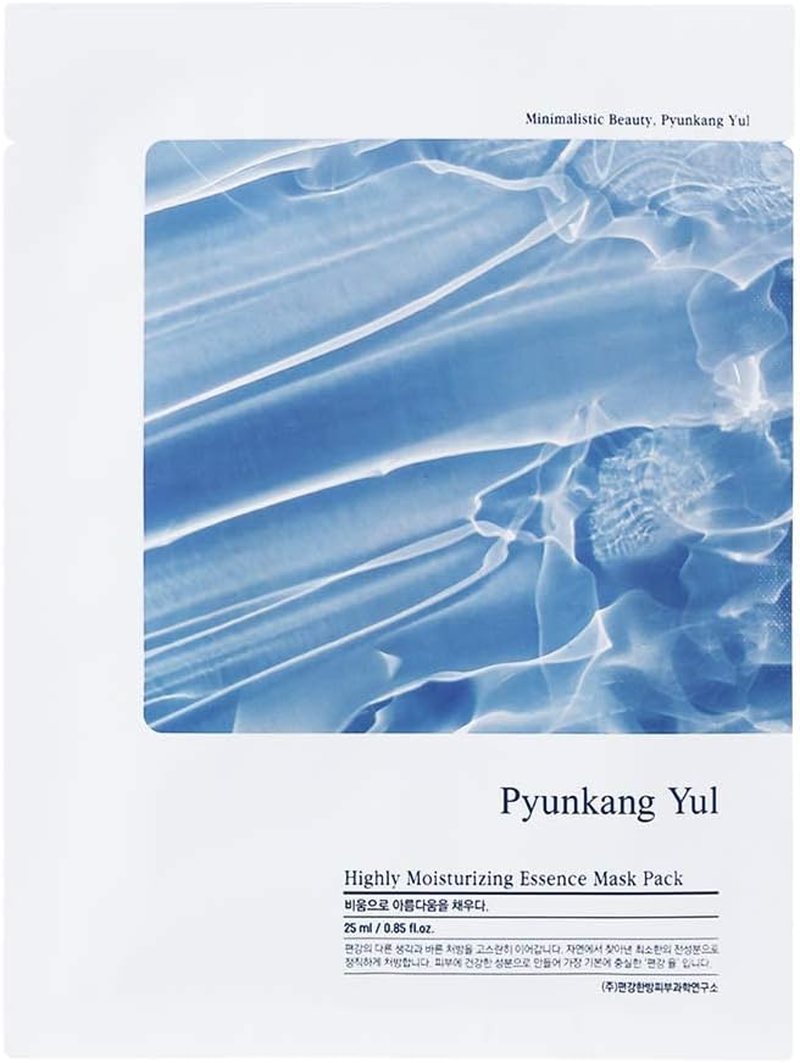 Pyunkang Yul [PKY] Highly Moisturizing Mask Pack - Korean Ceramide Vitamin Face Sheet Mask Skin Care Products - Beauty Face Mask Containing Panthenol, Hyaluronic Acid, Tea Tree, Cica (10 PCS) image number 4