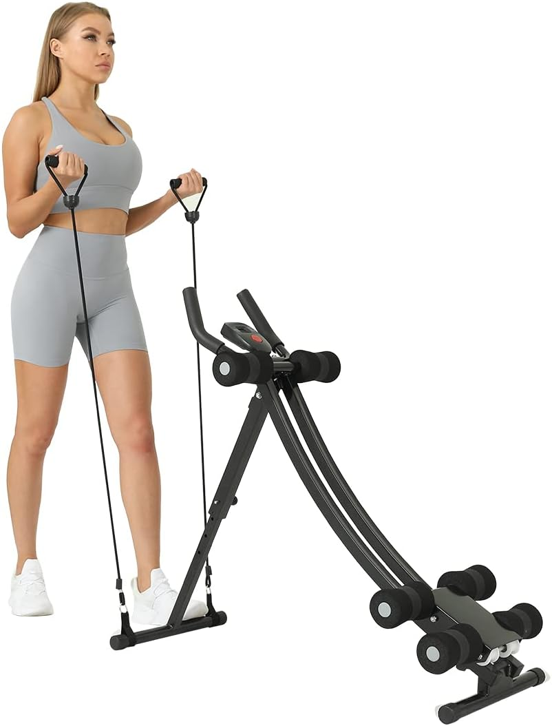 WINBOX AB Workout Equipment, Home Gym Ab Machine for Abdominal Exercise and Strength Training, Height Adjustable Fitness Equipment image number 1