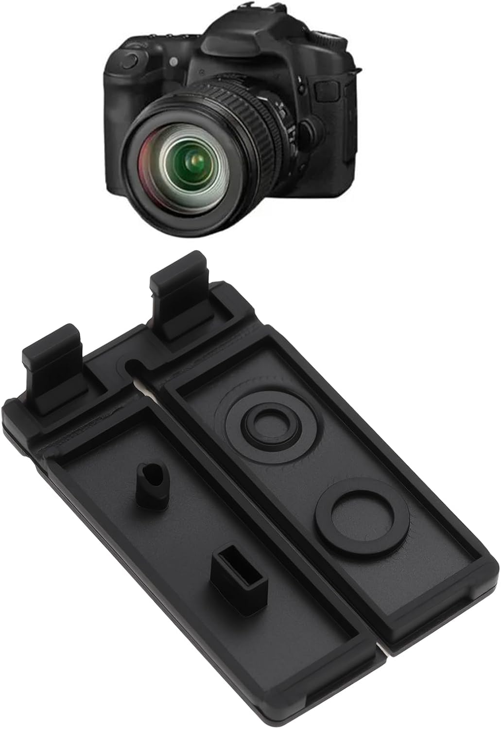 Create Idea Camera USB Battery Cover Compatible with Canon EOS 40D Black