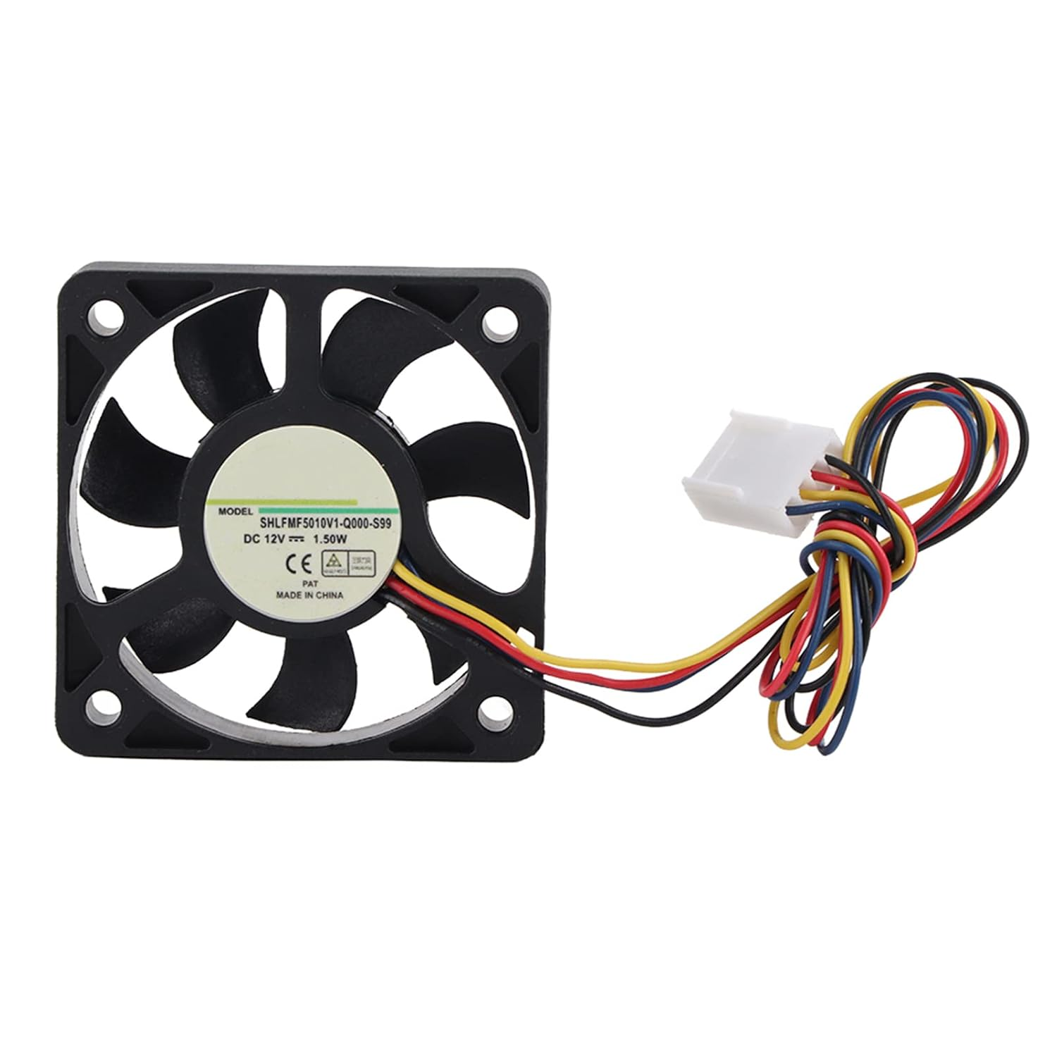 High Speed 12V PC Cooling Fan 50Mm 3800RPM 4PIN Heat Sink Fan for Injection Molding Cooling System image number 5