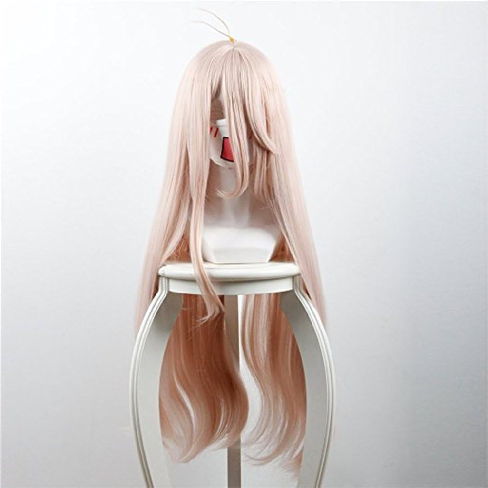Anime Long Pink Cosplay Wig Women Girls' Party Wigs with Free Cap image number 3