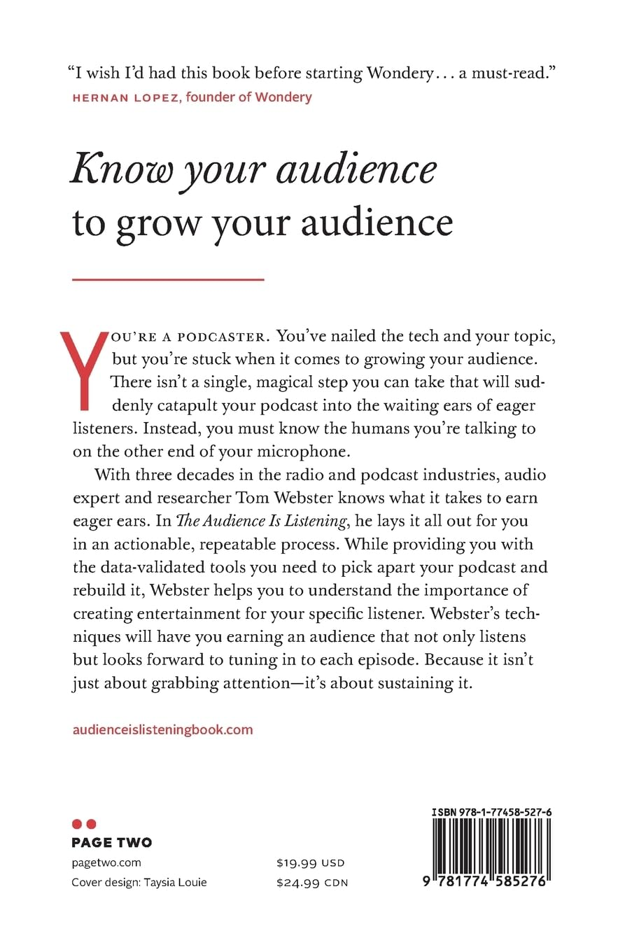 The Audience Is Listening: a Little Guide to Building a Big Podcast