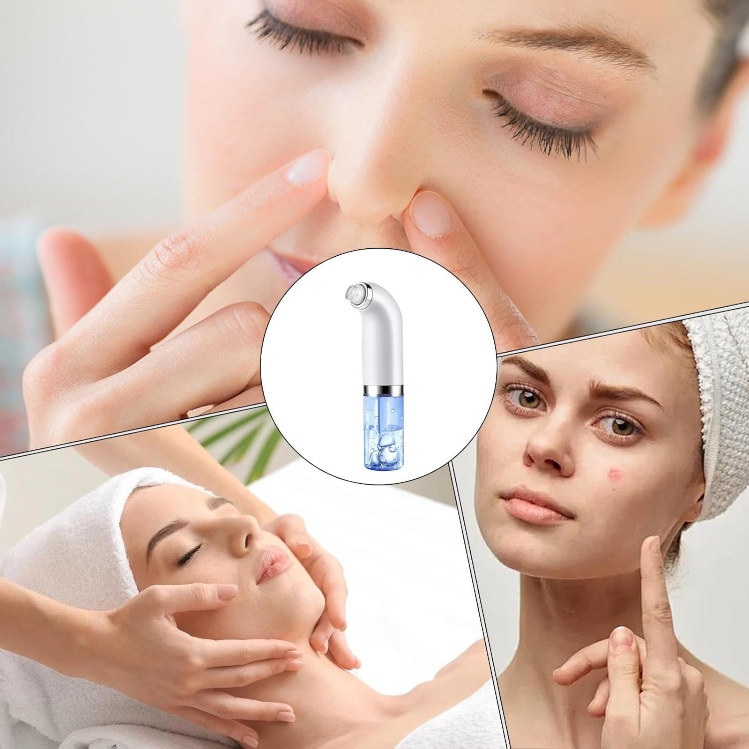 Pore Sucker for Face | Facial Pore Remover Vacuum,Tool Electric 3 Modes Adjustable Extractor for Most Skin Type Travel Nighttime Daily Nose Home Women Men image number 5