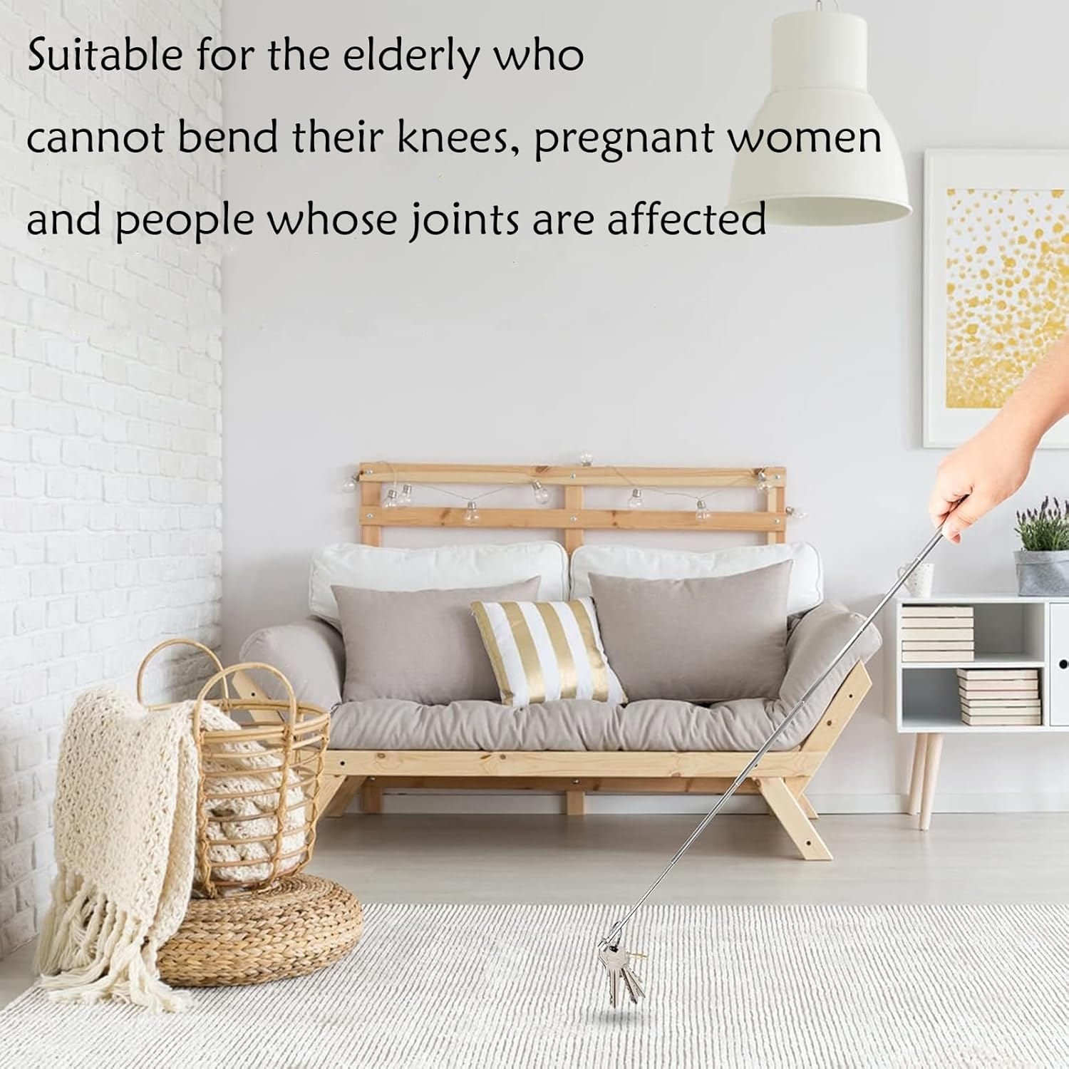 2 Pcs Telescoping Magnet Pick up Tools Include 20 Lb Magnetic Tool and 3 Lb Telescoping Magnet Stick Car Magnets to Retrieve Gadget for Hard to Reach Places Suitable image number 6