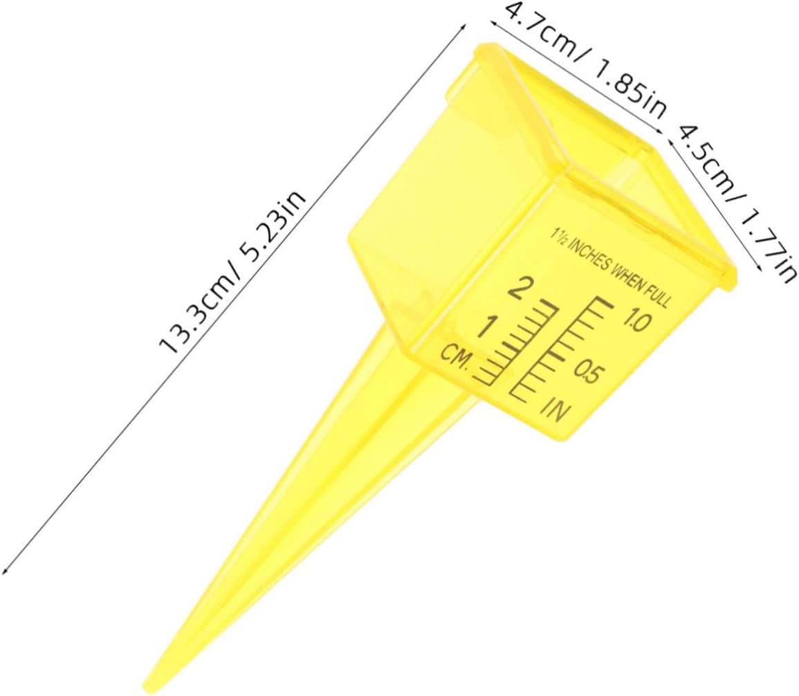 20Pcs Wide Mouth Rain Gauge for Garden Dual Scale Outdoor Water Measuring Tool for Lawn Sprinkler and Rainfall Monitoring Landscape Irrigation image number 5