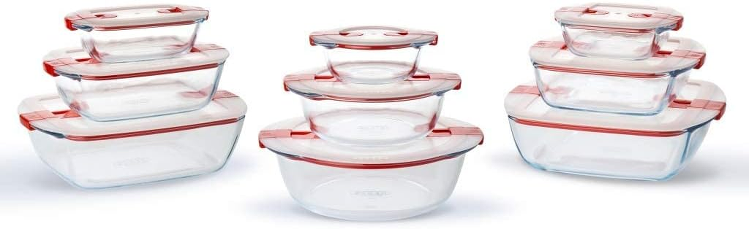 Pyrex 211PH00 Microwavable Glass Storage Container, Clear image number 6