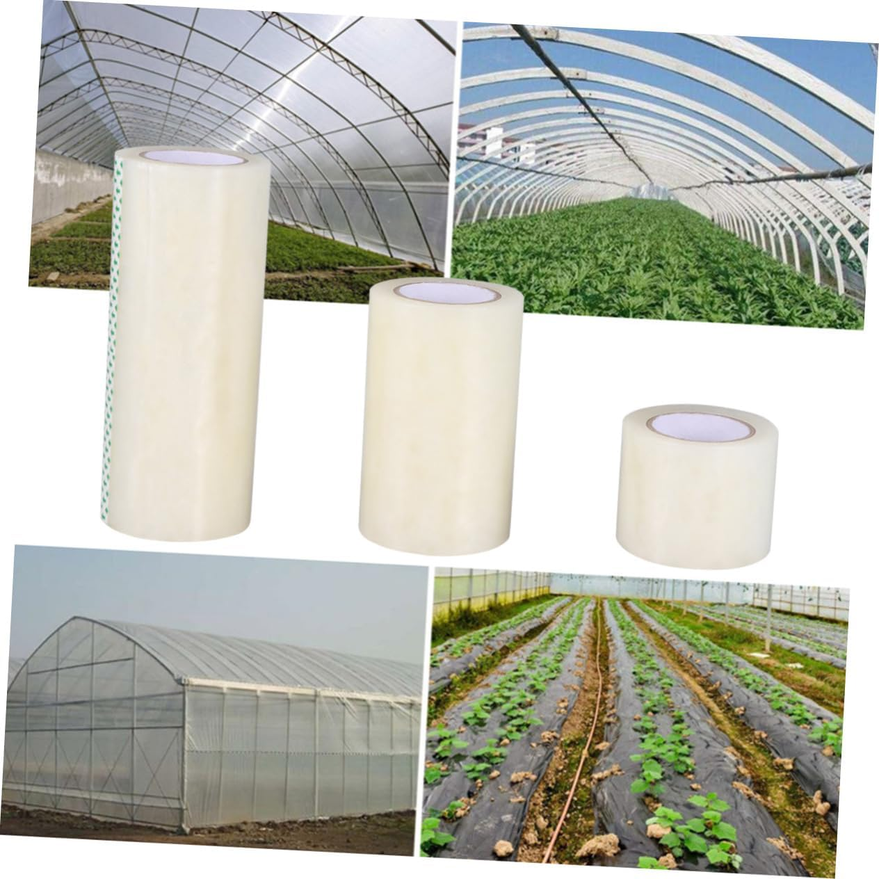 TEHAUX 3Rolls Greenhouse Repair Tape Strong Adhesive Tape Professional Wall Repair image number 6