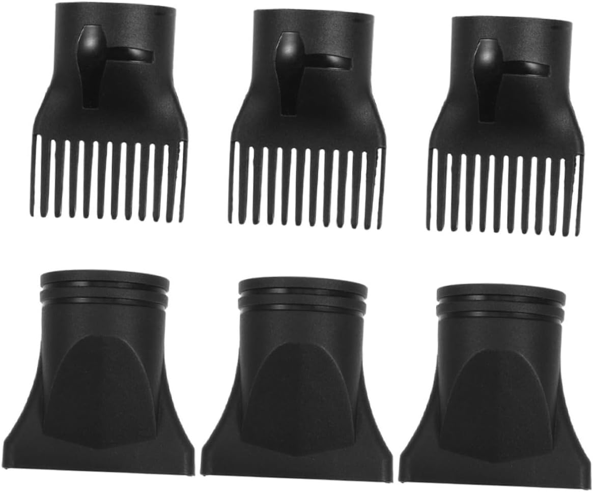 BESTYASH 6Pcs Plastic Hair Dryer Nozzle Attachments for Precision Styling Efficient Blow Drying Travel Friendly Design Even Heat for Home and Salon Use image number 4