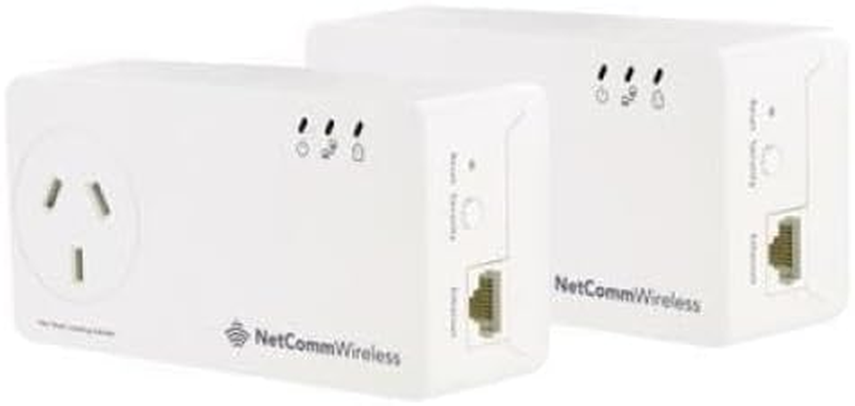 Netcomm NP511 AV500 Powerline Twin Pack with AC Passthrough image number 1