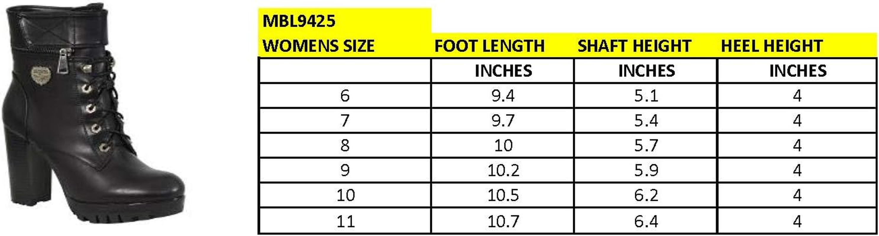 Milwaukee Performance Women'S Lace to Toe Boots with Double Height Option (Black, Size 7) image number 1