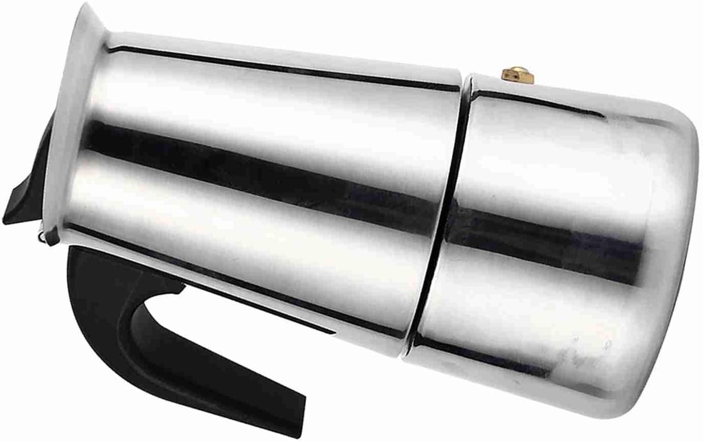 SOULONG Coffee Maker Moka Pot Espresso Maker Stainless Steel 100Ml/200Ml/300Ml/450Ml with Ergonomic Handle for Stove Induction Cooker (200Ml) image number 4