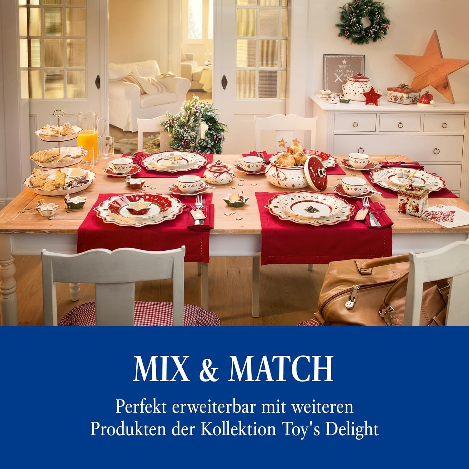 Villeroy & Boch &ndash; Medium Toy'S Delight Box, Cookie Jar, Food Storage for Sweets, Premium Porcelain, White/Colourful