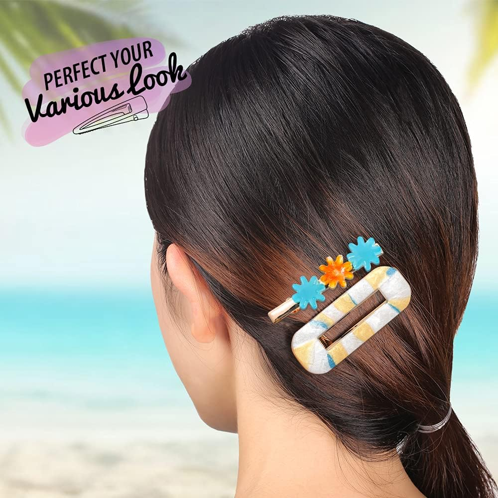 LEOBRO Metal Hair Clips, 50PCS Hair Clips for Women, Girls, Alligator Clips, Clips for Hair, Hair Barrettes for Women, for DIY Acrylic Resin Hair Clips, Hair Bows, Crafts, Gold - Silver image number 6