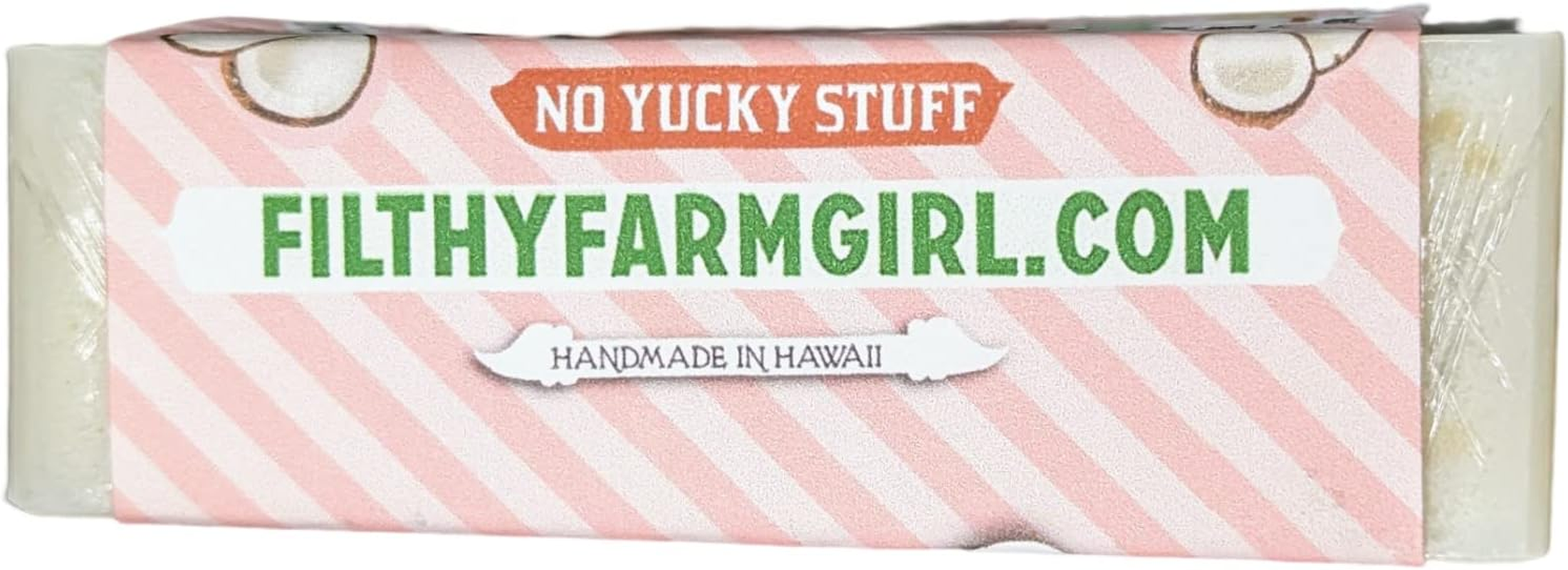 Creamy Coconut Cutie BAR SOAP Safflower Coconut Soy by Filthy Farmgirl image number 3