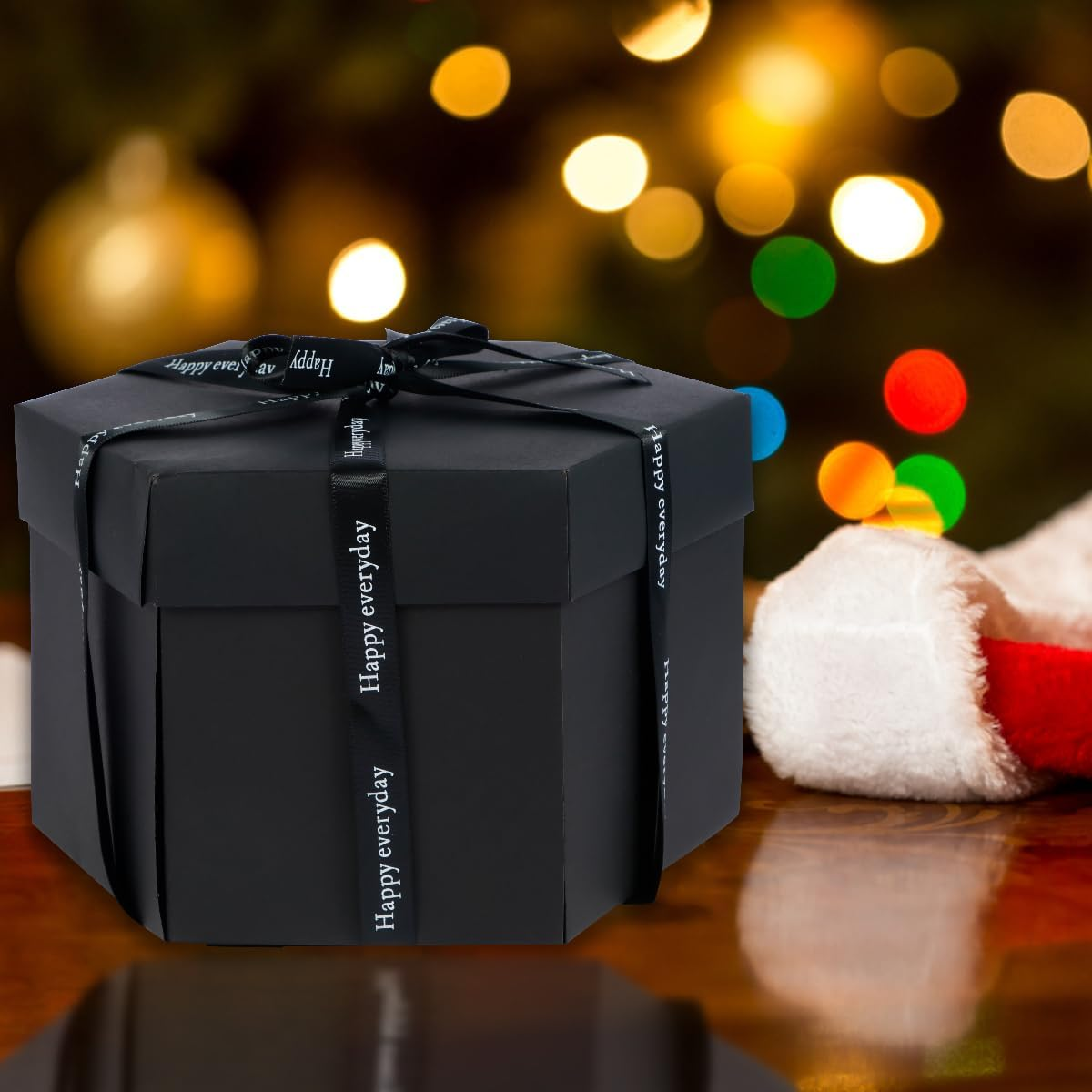 Explosion Box Bouncing Surprise Gift Box DIY Explosion Gift Box with 6 Faces Handmade Photo Hexagon Box Love Memory DIY Photo Album Commemorative Album for Birthday Valentine'S Day and Christmas image number 2