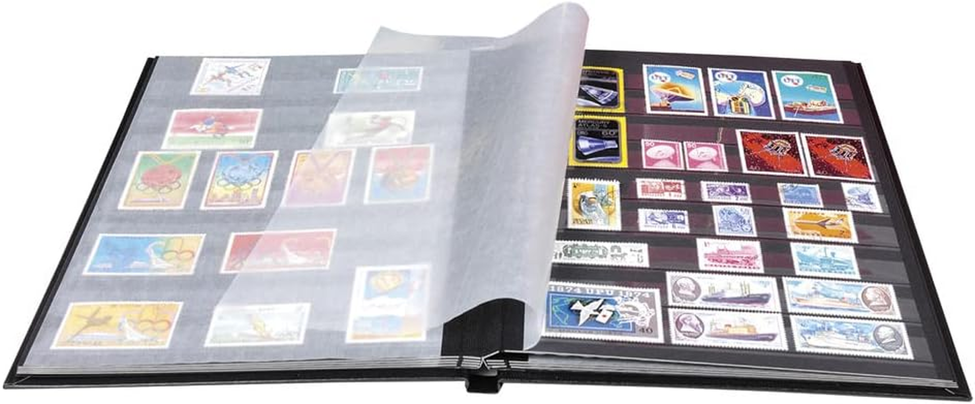 Exacompta 25644E - Globe Trotter Stamp Album, 22.5X30.5Cm, 16 Pages, 9 Strips, Random Colour Cover image number 5