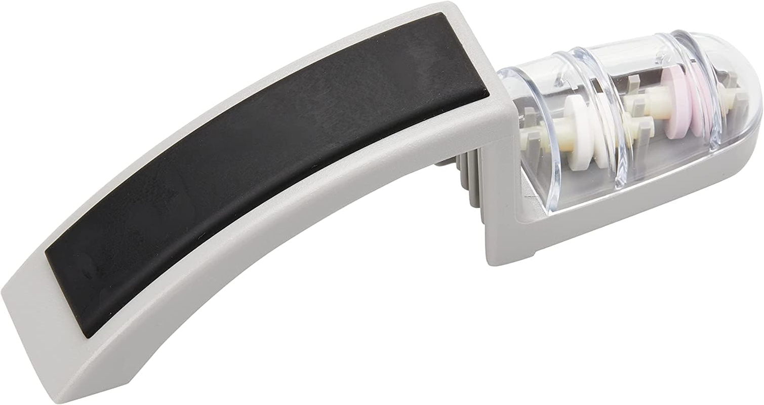 Global Knife and Sharpener 2-Piece Starter Set, Cromova 18 Stainless Steel, Made in Japan image number 2