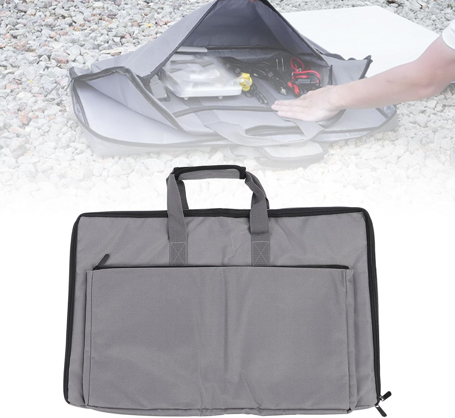 Starlink Gen 3 Satellite RV Carry Bag, Starlink Gen 3 Outdoor Travel Bag, Starlink Bag with Double Zipper for Starlink Gen 3 Accessories, Starlink Travel Case for Camping RV Trip image number 1