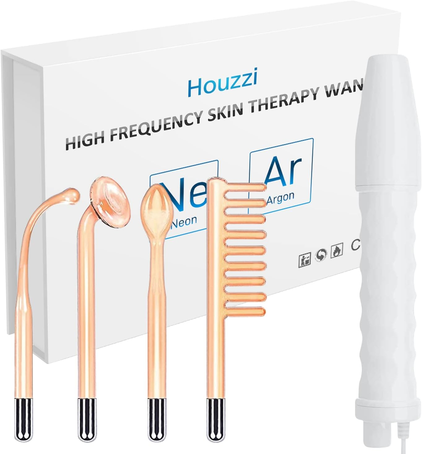 High Frequency Facial Machine - High Frequency Facial Wand, Device for Skin Care image number 1