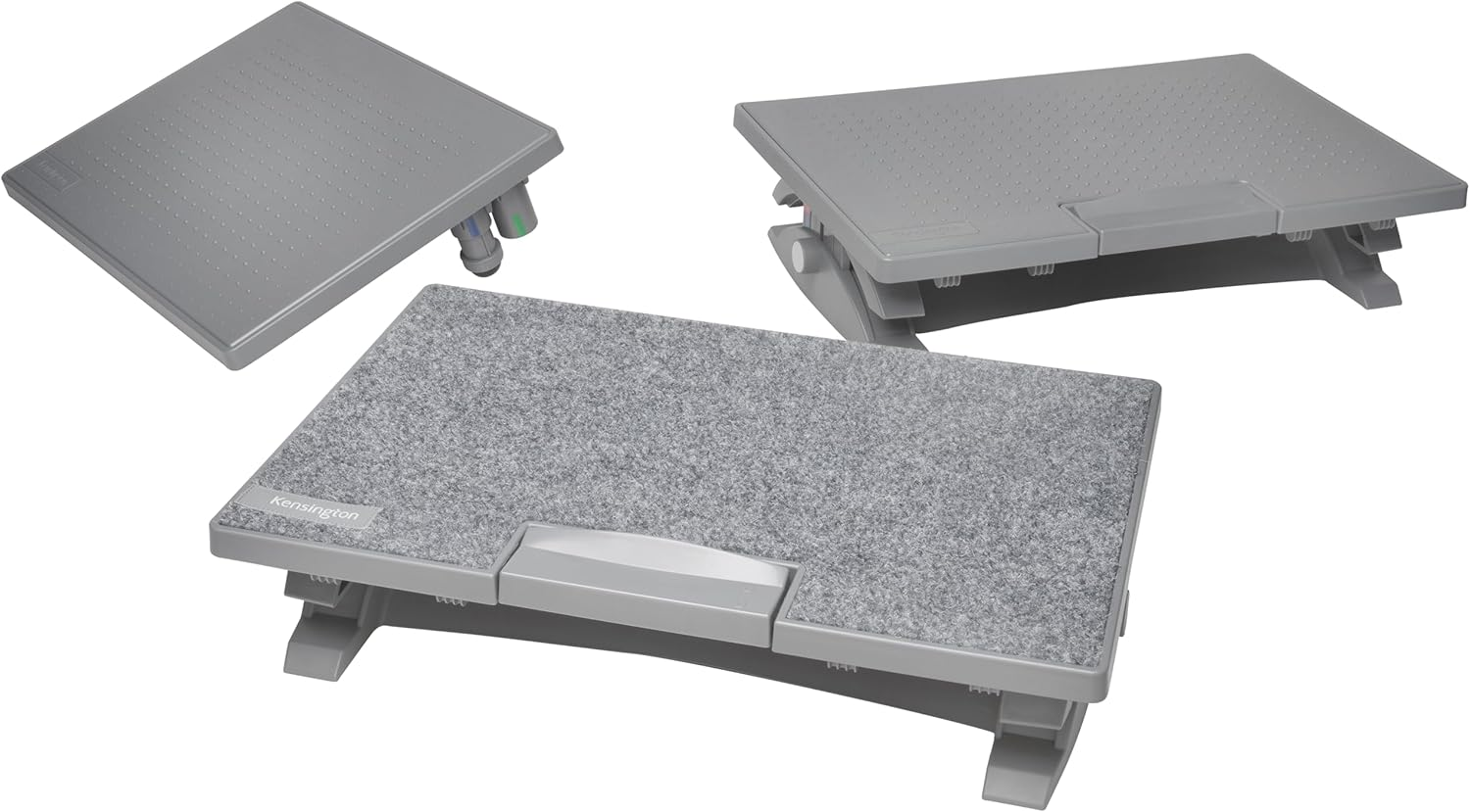 Kensington Ergonomic Foot Rest - Improve Posture, Circulation and Back and Leg Comfort with Smartfit Solemate Foot Rest for Home Office, under Desk (K50416EU), Grey image number 3