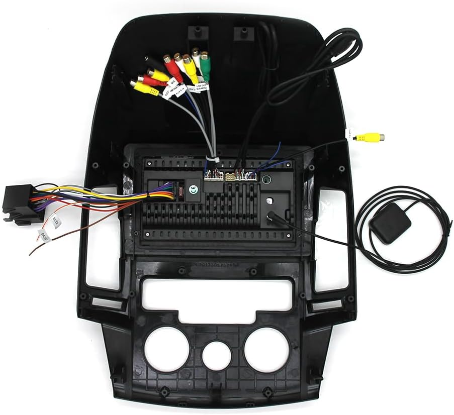 Car Stereo Compatible for Hyundai I30 Manual 2006-2011 FD, Double DIN Car Stereo Radio 2+32G 9" Touch Screen Radio Wireless Carplay Android Auto Bluetooth Wifi FM GPS Mic