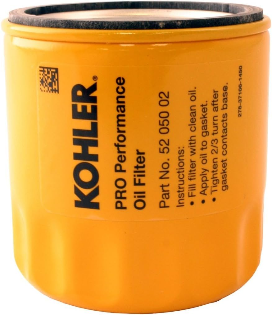 Stens High-Capacity Kohler 52 050 02-S Engine Oil Filter for CH11 - CH15, CV11 - CV22, M18 - M20, MV16 - MV20, and K582 Engines - Superior Filtration Performance