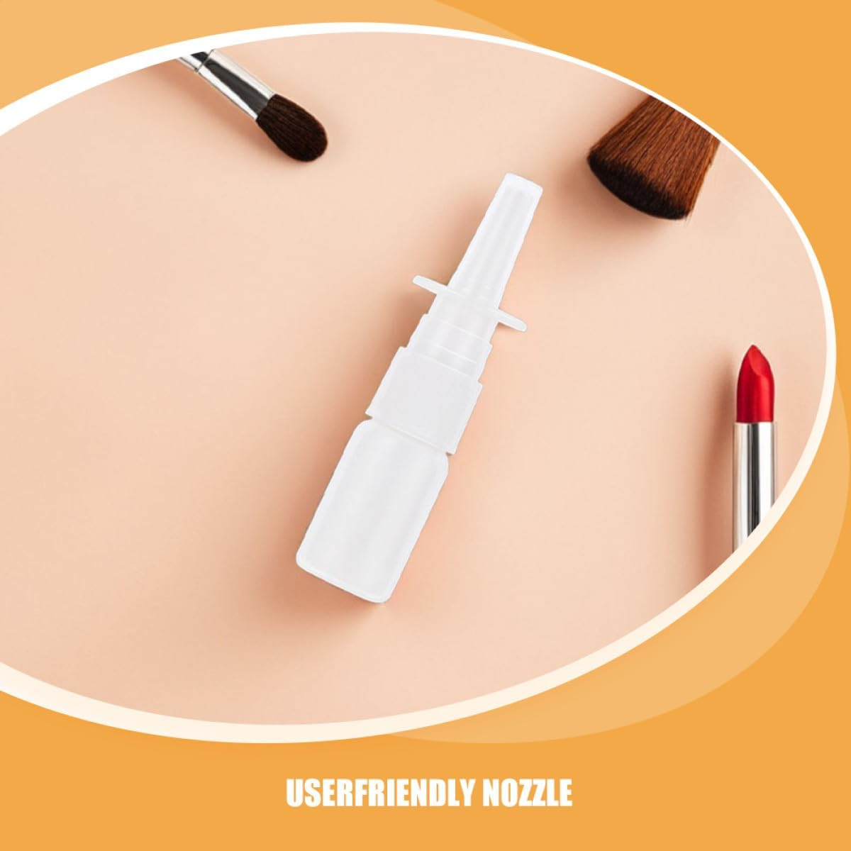 WRITWAA 50Pcs Empty Spray Bottles Plastic Reusable Fine Mist Nasal Atomizer Spray Tube Bottles for Travel Makeup image number 3