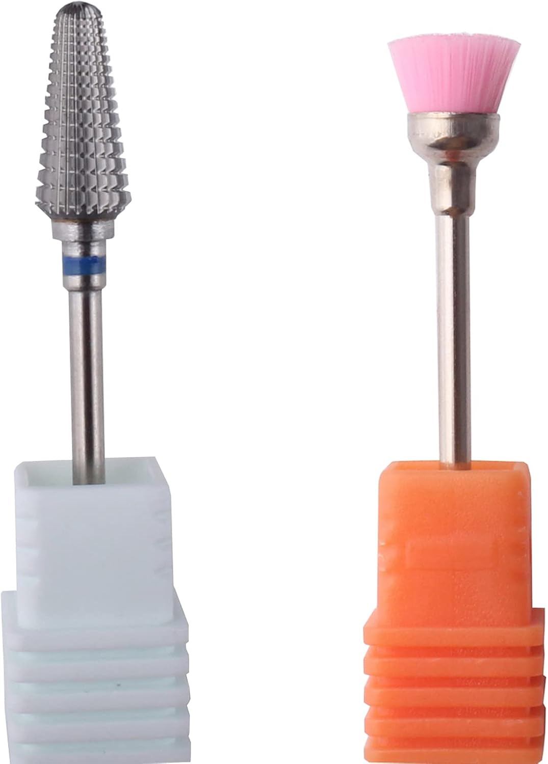 MZCMSL Tornado Carbide Nail Drill Bit - Fast Remove Acrylic or Hard Gel,Professional 3/32 Shank Efile Bit for Nail Drill(Silver,Medium) image number 5