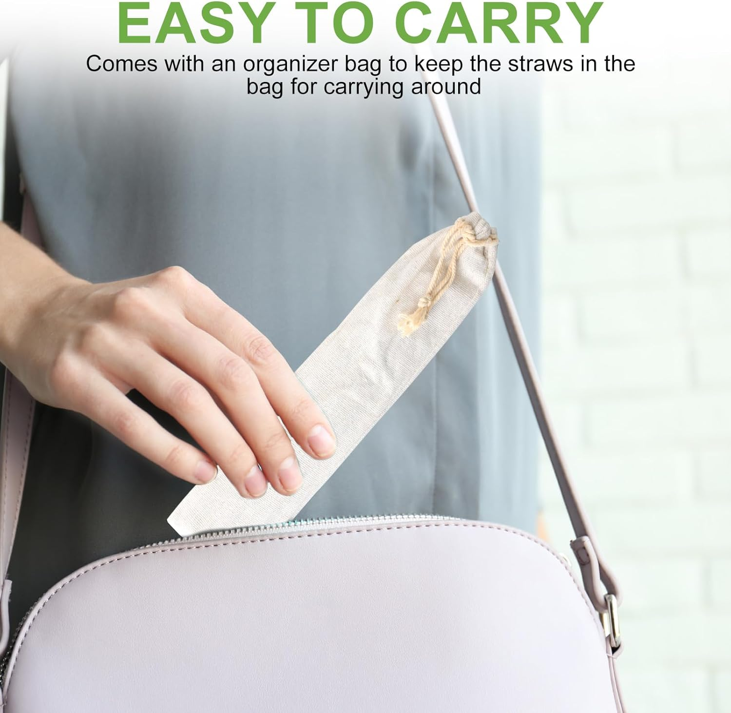 Ozgrove Reusable Metal Straws Set, 304 Stainless Steel 1 Straight 1 Bent & Thick Boba Straw with Cleaning Brushes & Cloth-Container, Anti-Wrinkle Drinking Cup Accessories for Smoothie Bubbling Tea image number 1