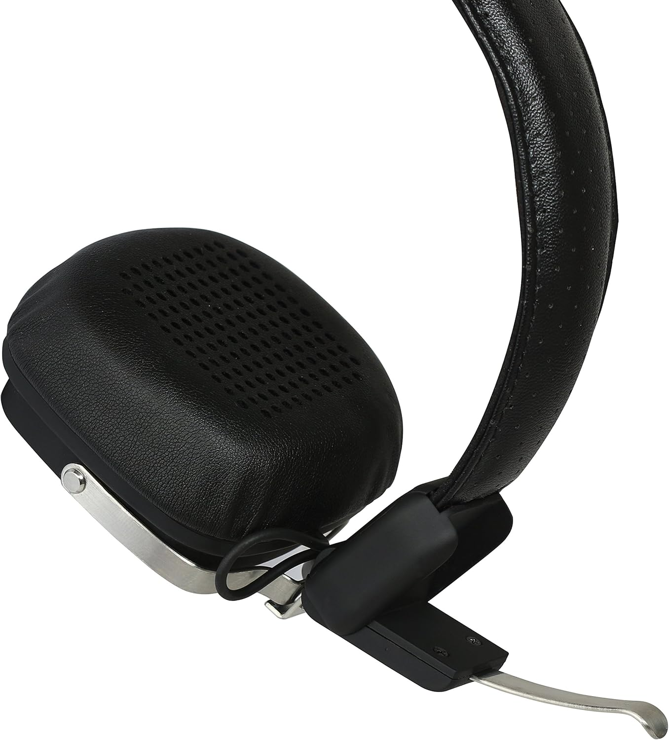Promate Grey Urbangre Premium Leather Headphones [3.5Mm Jack, Noise Isolation] image number 2