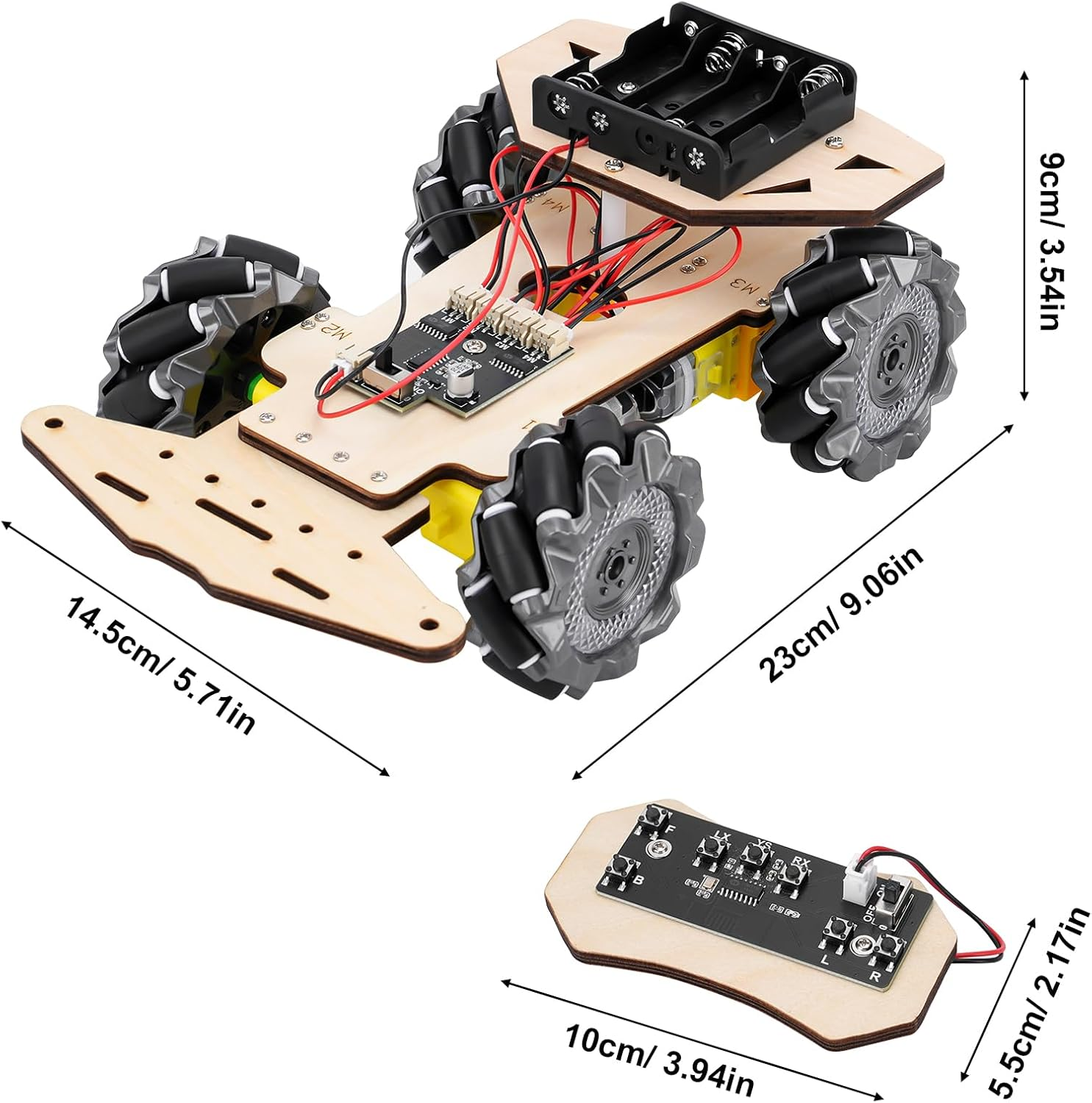 RC Robot Car Kit for Kids Ages 8-12 12-16, STEM Science Kits, STEM Projects, Gifts for 8 9 10 11 12 13 14 15 16 Year Old Boys Girls Teens, Cool Engineering Building Toys image number 1