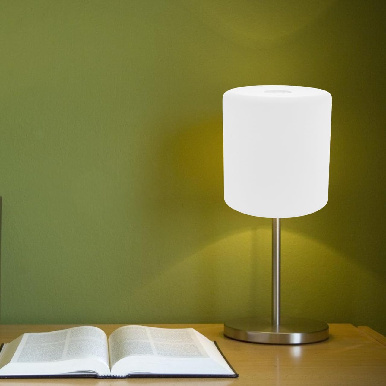 UKCOCO Cylinder Glass Lampshade Frosted Milky White E27 Replacement for Pendant Floor Table Lamps Shatter-Resistant Home Dining Decor 6 Inch image number 5