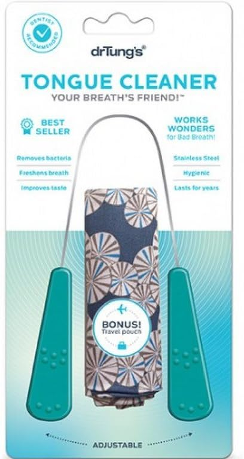 Dr. Tung'S Tongue Cleaner, Stainless Steel (3) Pack-Colors May Vary image number 1