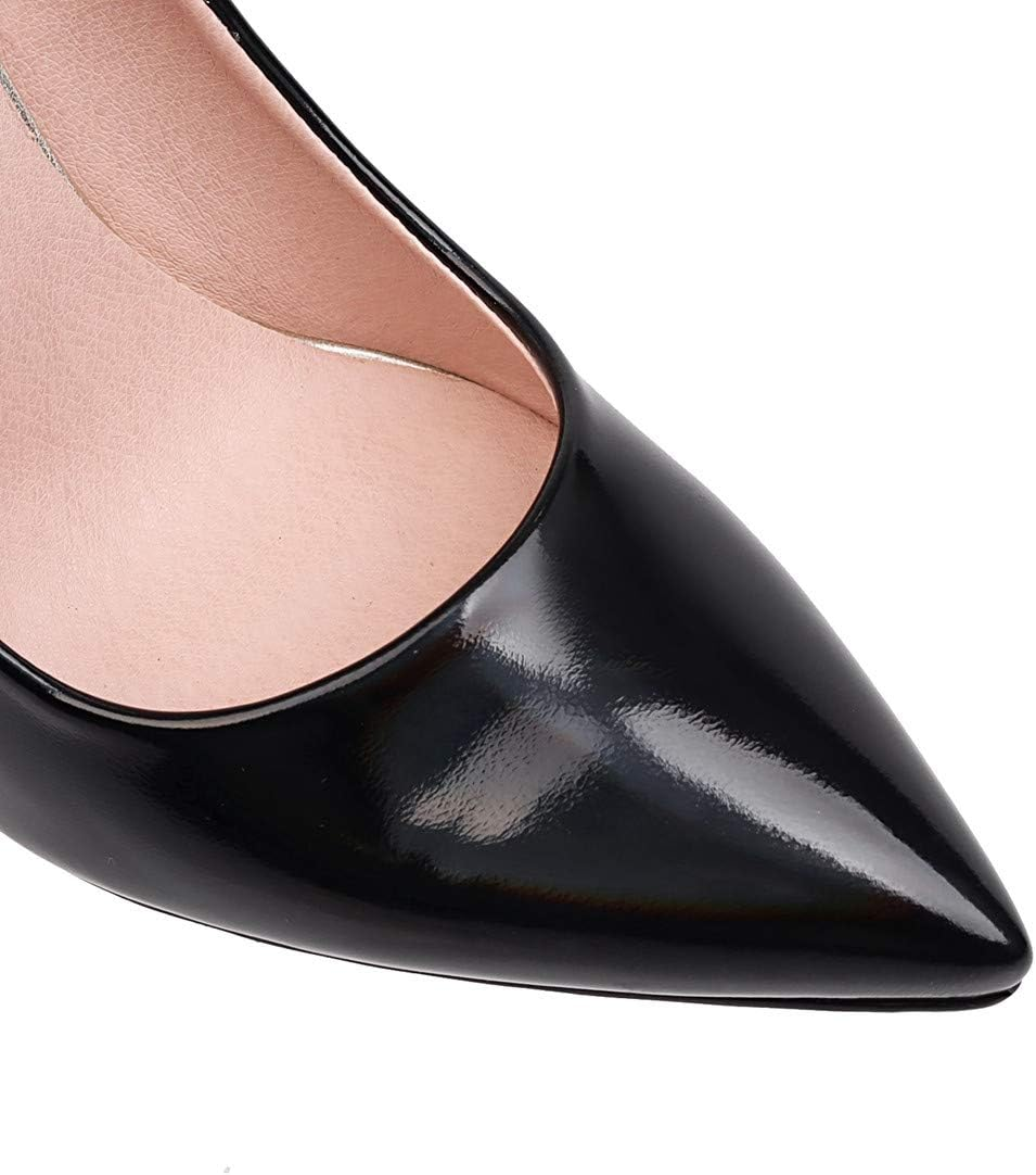 Patent Leather Women'S Fashion Lace Toe Stiletto High Heels Evening Party Women'S Shoes ZY56-51 image number 1