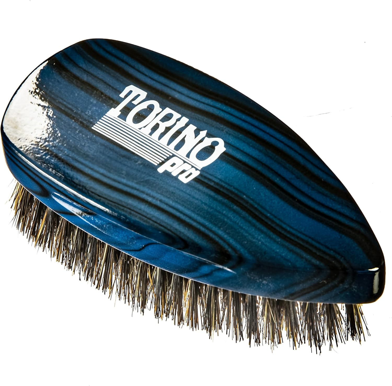 TORINO PRO WAVE BRUSHES by BRUSH KING Torino Pro Wave Brush #241 - Medium Pointy Palm - Extra Long Bristles - Great Workhorse to Use during Your Brush Sessions