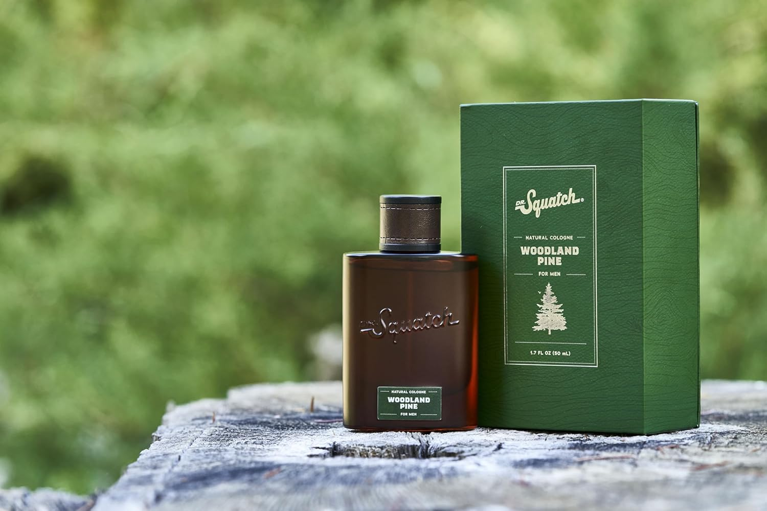 Dr. Squatch Men'S Cologne Woodland Pine - Natural Origin Fragrance - Manly Fragrance of Pine, Cypress, and Vetiver - Inspired by Pine Tar Bar Soap